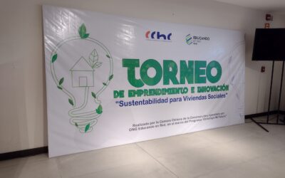 Estudiantes del Liceo Carlos González Cruchaga participaron en la final del “Torneo Sustentabilidad para Viviendas Sociales” de la CChC